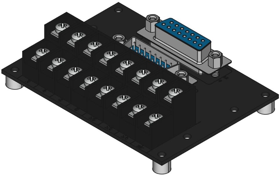 screw-assembly DA15MF-TB2X8をネジ取付けする際の組立完成図