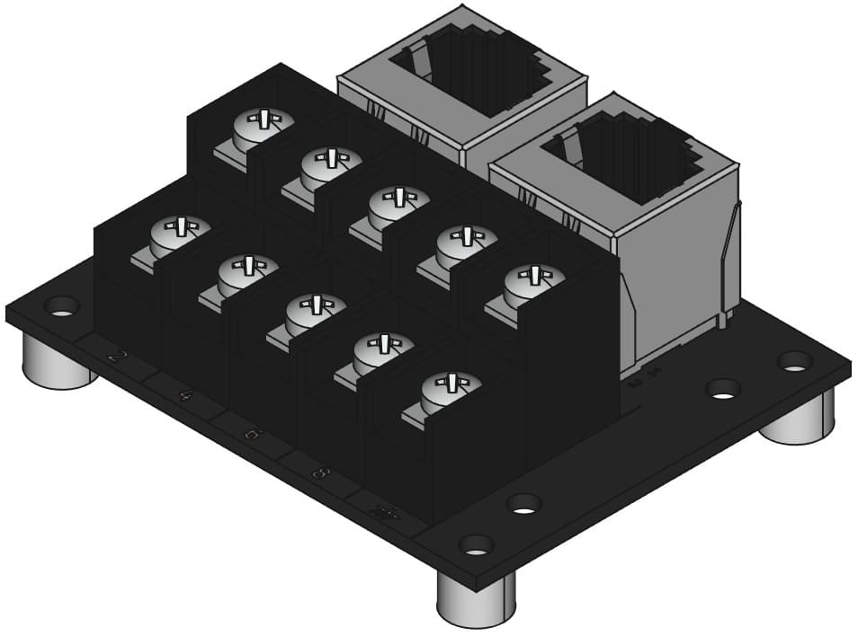 screw-assembly RJ45-TB2X5をネジ取付けする際の組立完成図